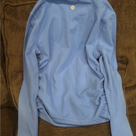 lululemon athletica Light Blue Long Sleeve Crewneck Top - Picture 4 of 6